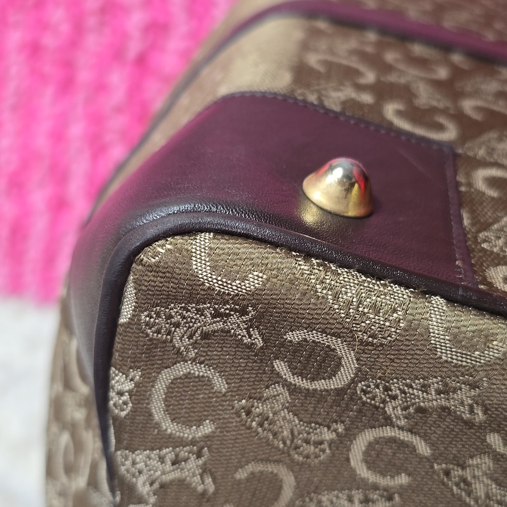 Celine Vintage Brown Monogram Duffel Bag - Picture 7 of 12
